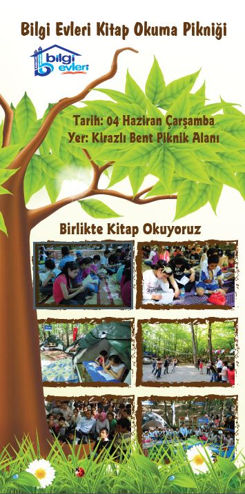 Bilgi Evleri Kitap Okuma Pikniği afişi