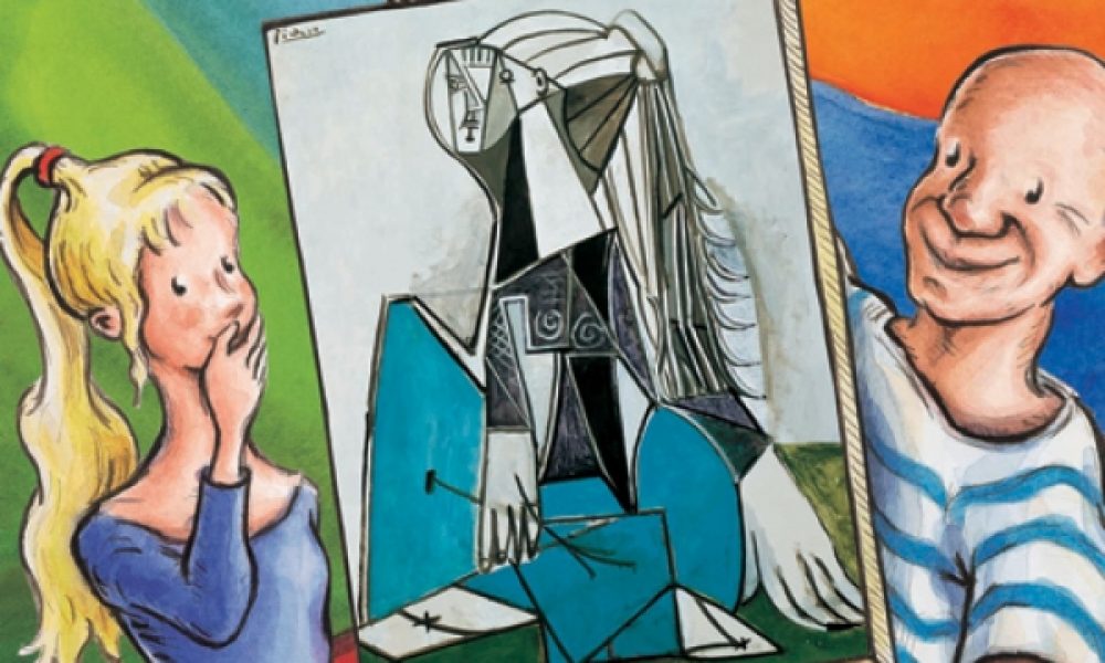 Picasso ve Atkuyruğu Saçlı Kız Cicicee