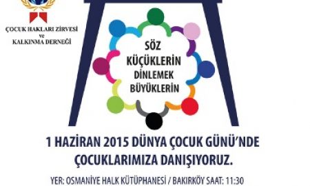 1-haziran-dünya-cocuk- gününde- cocuklara danısılacak