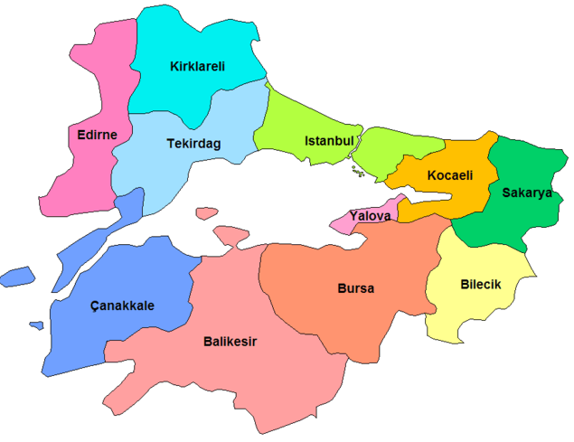 Marmara Bölgesi ŞEhirleri