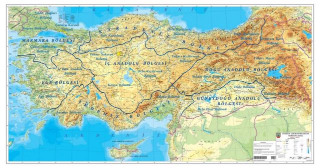 Türkiye Fiziki Haritası