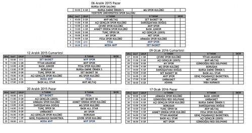 Junior League 2015-2016 Sezonu