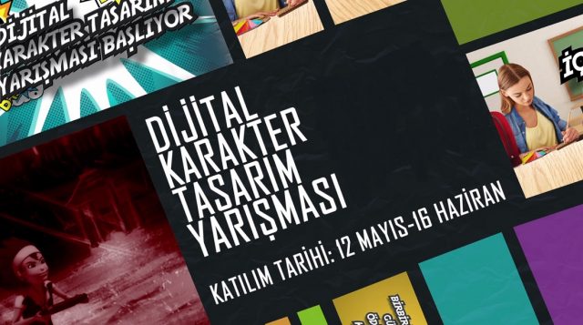 TRT Çocuk Dijital Karakter Yarışması Afiş