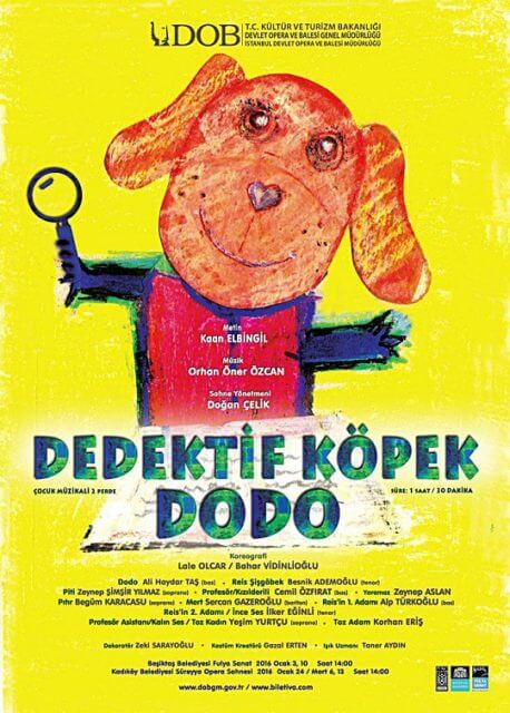 Dedektif Köpek Dodo Müzikali İstanbul çocuk etkinlikleri